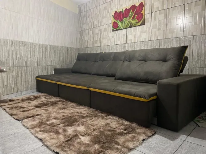 Sofá gigante Retrátil e Reclinável 3 metros 