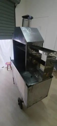Carrinho para vender churrasco 
