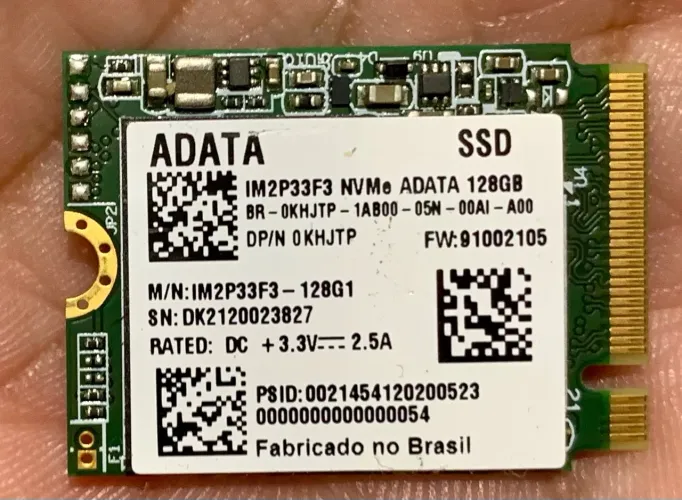 NVME de 128GB Adata