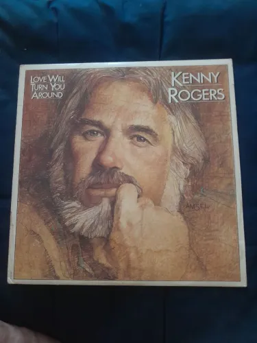 Disco Vinil LP Kenny Rogers - Love Will Turn You Around (1982) - Flashback / Country