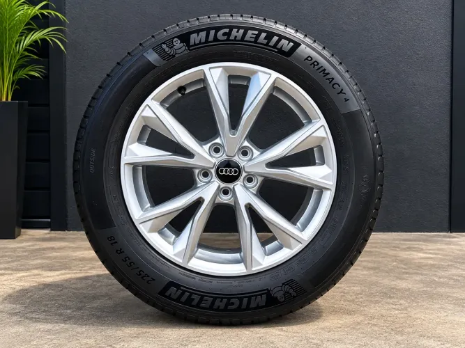 Rodas Audi Q3 Aro 18 5x112 Pneus Michelin Primacy 4 235/55/18
