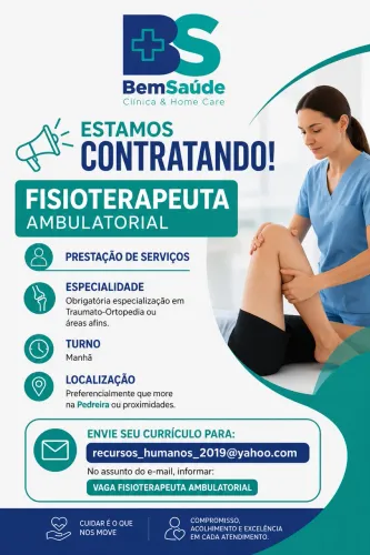 Vaga fisioterapeuta ambulatório