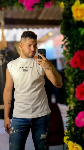 Blusa regata estampa Alpha