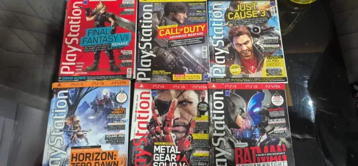 Revista Playstation e Old Gamer