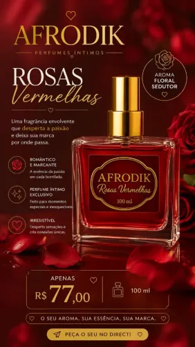 Perfume de Rosas vermelhas