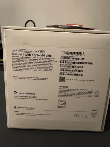 Mac Mini m4 16gb ssd 256gb 2024