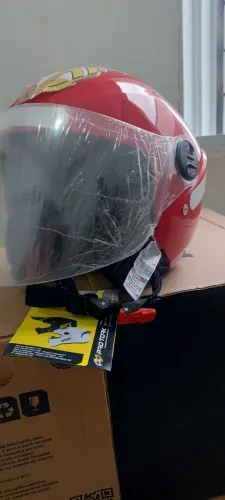 Capacete New Liberty 3. Vermelho na caixa Lacrado*.