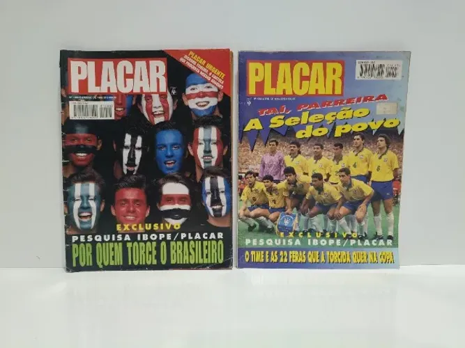 Kit 2 Revistas Placar no 1088 - 1093