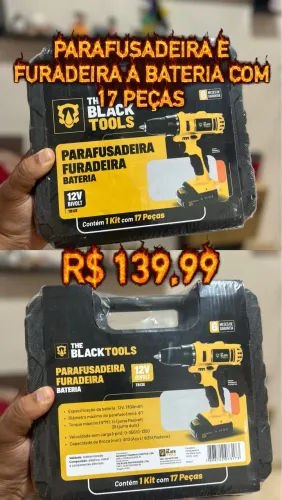 Parafusadeira e furadeira lacrada