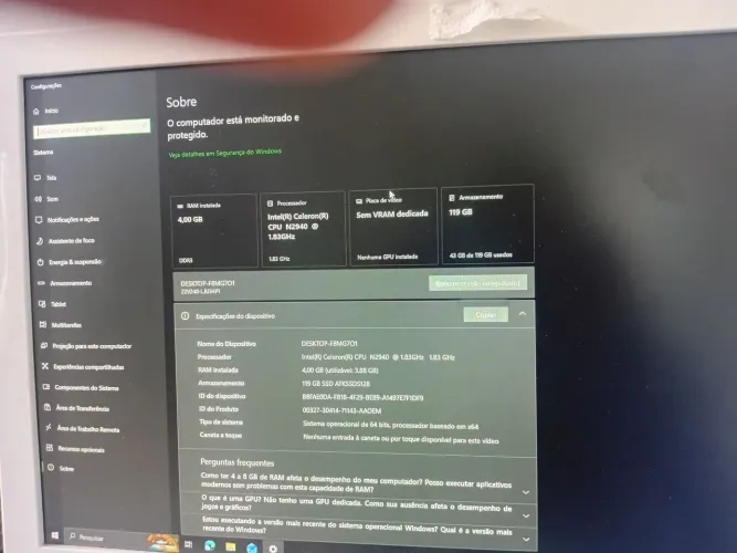 COMPUTADOR, LEIA DESCRIÇÃO