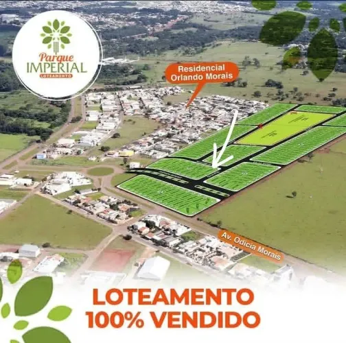 Terreno 493,66m² Quadra 03 Lt 18 - Res. Parque Imperial | Ao lado S. Orlando de Morais
