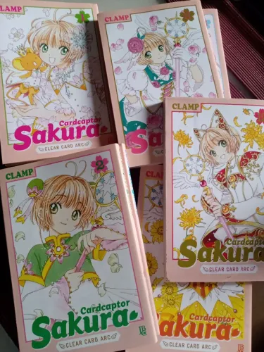 Mangás Sakura clean card coleção