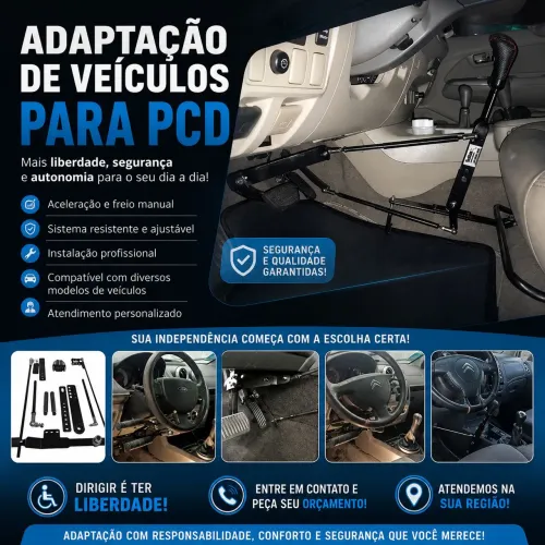 ? Adaptação de Veículos para PCD com Qualidade e Segurança!