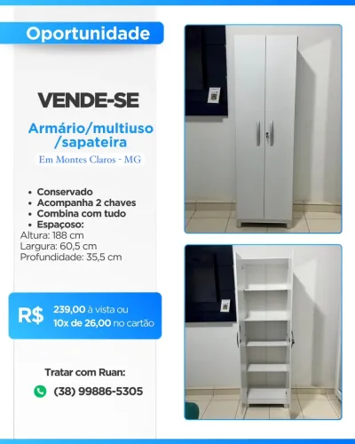 Multiuso/armário/sapateira