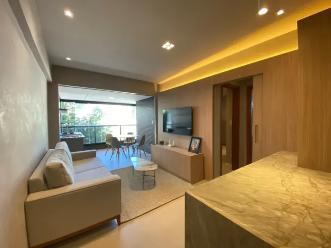 Apartamento mobiliado de 2 quartos na Barra - Primeira Locação