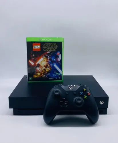 Xbox One X 1TB Preto Usado + Lego Star Wars Usado