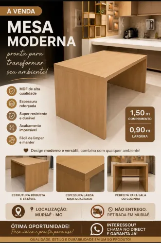 Mesa para sala