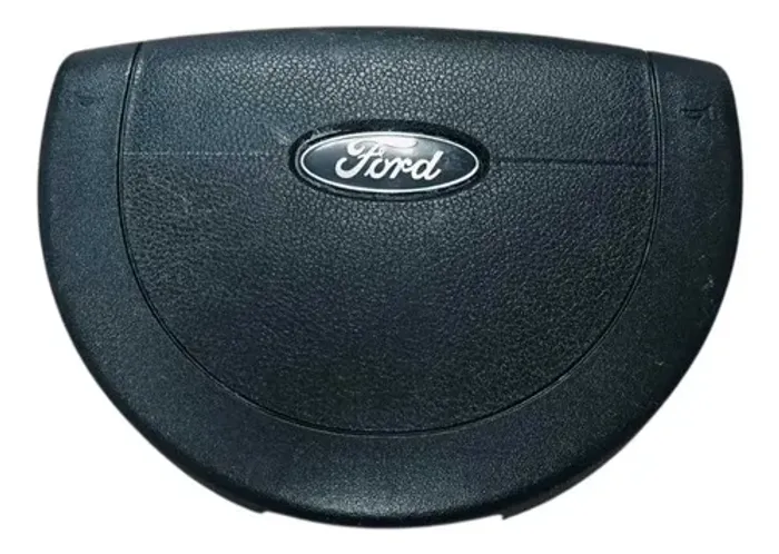 Capa Central Volante Buzina Fiesta Sedan 2007 A 2010 Preto