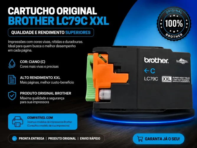 Cartucho de tinta azul 