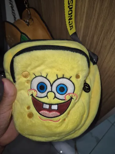 Bolsa do bob esponja da Cacau show infantil 