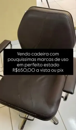 Cadeira para salão 