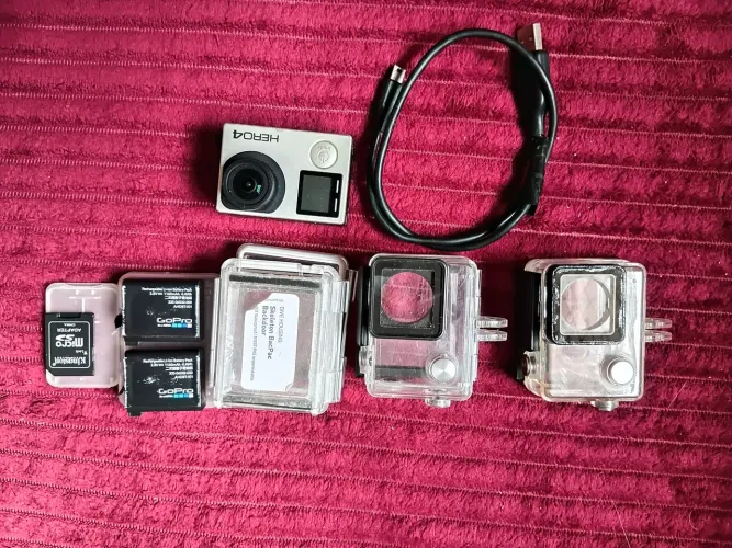 GOPRO 4 mais Cartao 120gb e componentes