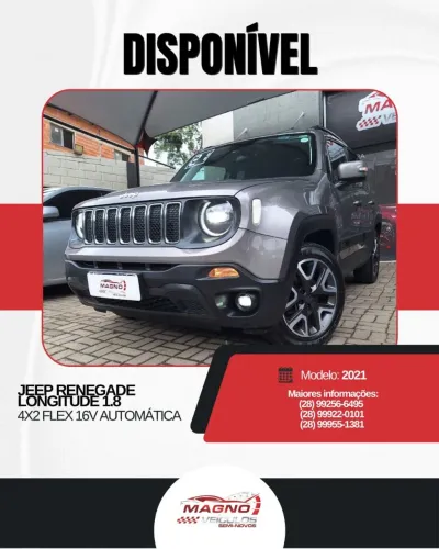Jeep Renegade Longitude 1.8 4X2 Flex 16V Aut. 2021