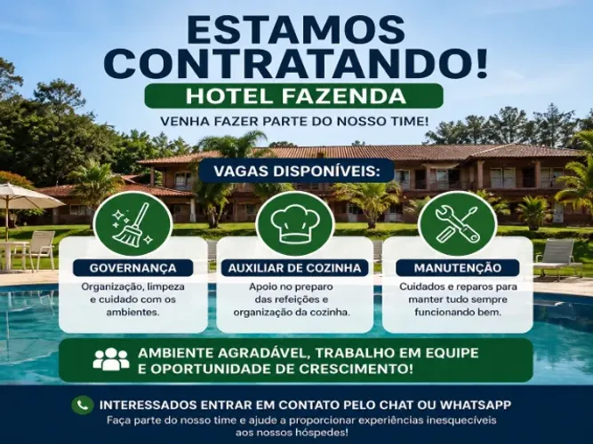 vaga para governança e manutenção 