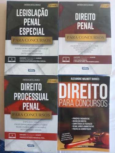 Livros de Direito excelentes para concursos