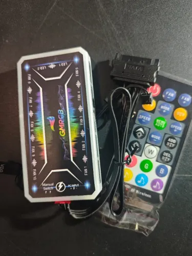 Controlador RGB GMRGB para Cooler e LED - Com Controle Remoto
