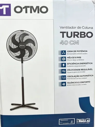 Ventilador de coluna 40 cm. Novo lacrado de fábrica 
