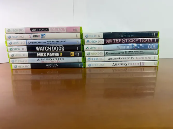 13 jogos Xbox 360 em ótimo estado (+4 jogos de brinde com caixa avariada)