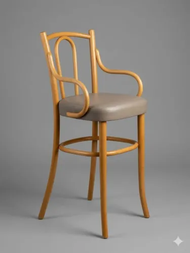 Par de banquetas bistro Thonet