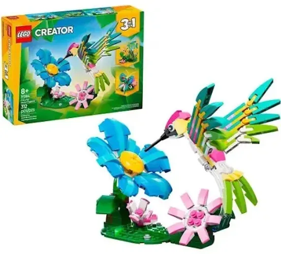 Lego Lacrado Creator 3 em 1 Beija-Flor Set 31384 