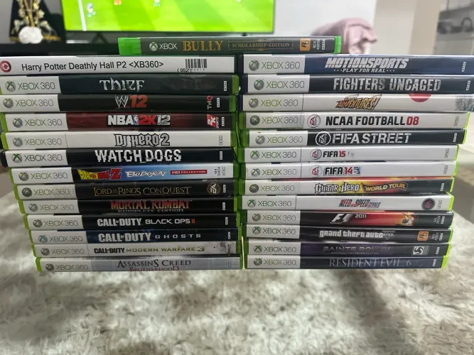 Lote 27 Jogos originais xbox 360 (usados)