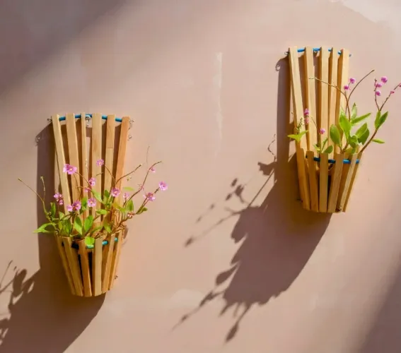 CACHEPÔ TIPO LEQUE ?