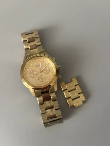 Relógio dourado GUESS original 