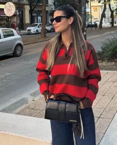 Blusa Polo Listrada 