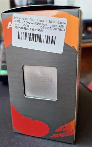 Ryzen 5 5600 com caixa e cooler