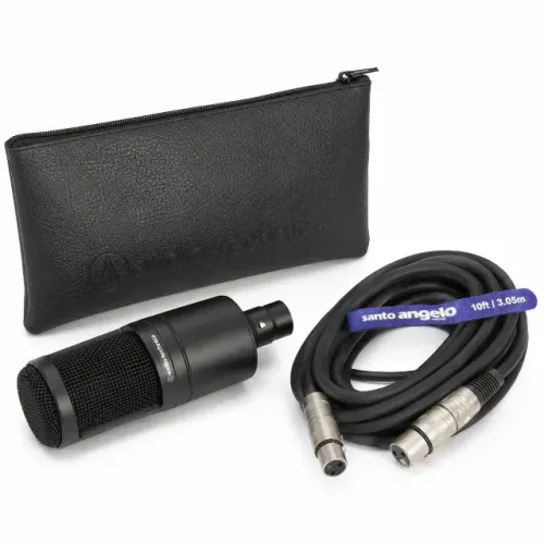 Microfone Audio-Technica AT2020 Condensador Cardióide