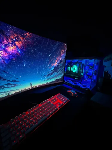 PC GAMER COMPLETO WHITE EDITION + MONITOR SAMSUNG ODYSSEY G5 32 QHD 165Hz