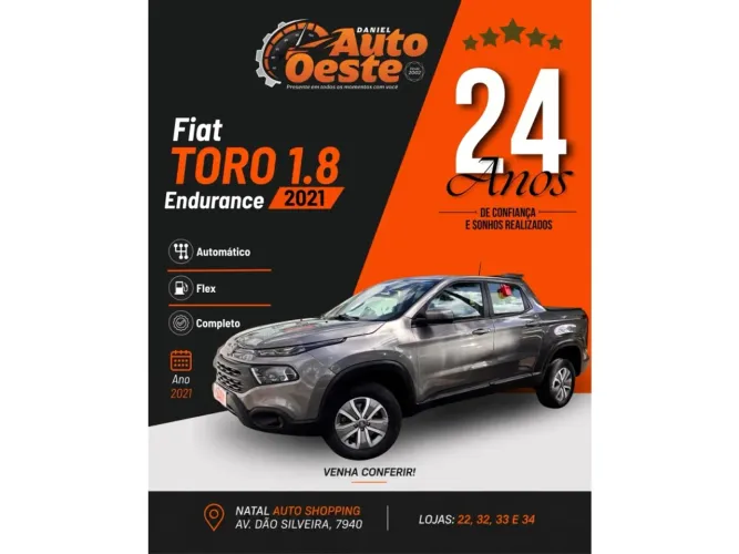 Fiat Toro Endurence 1.8 16V Flex Aut. 2021