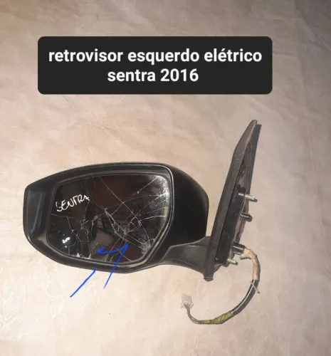 Retrovisor elétrico Sentra 2016 original 