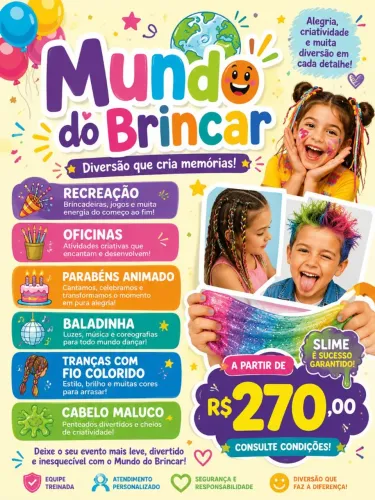ANIMAÇÃO DE FESTA INFANTIL 