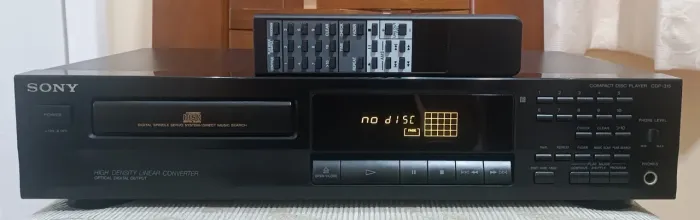 CD PLAYER SONY CDP-315 EM EXCELENTE ESTADO!