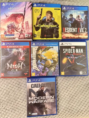 Vendo jogos de ps4 e ps5