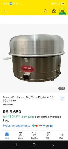 Forno a Gás ? Paulistano (Pizza)