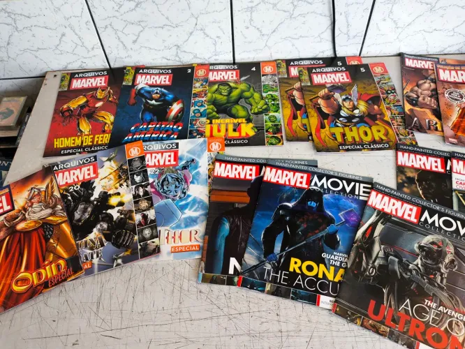 Coleção Marvel - Arquivos Marvel e Marvel Movie Collection