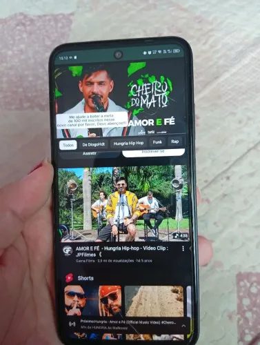 Celular infinix Hot 50i, 256gb e 8 de ram. Semi-novo zerado.