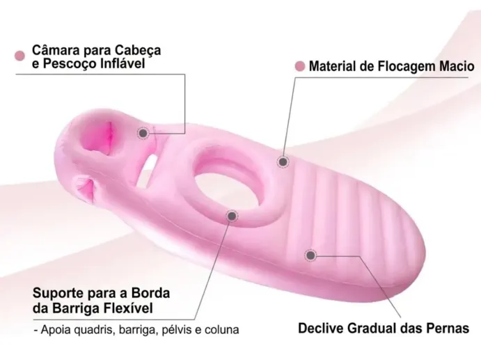 Boia colchão para gestante grávida